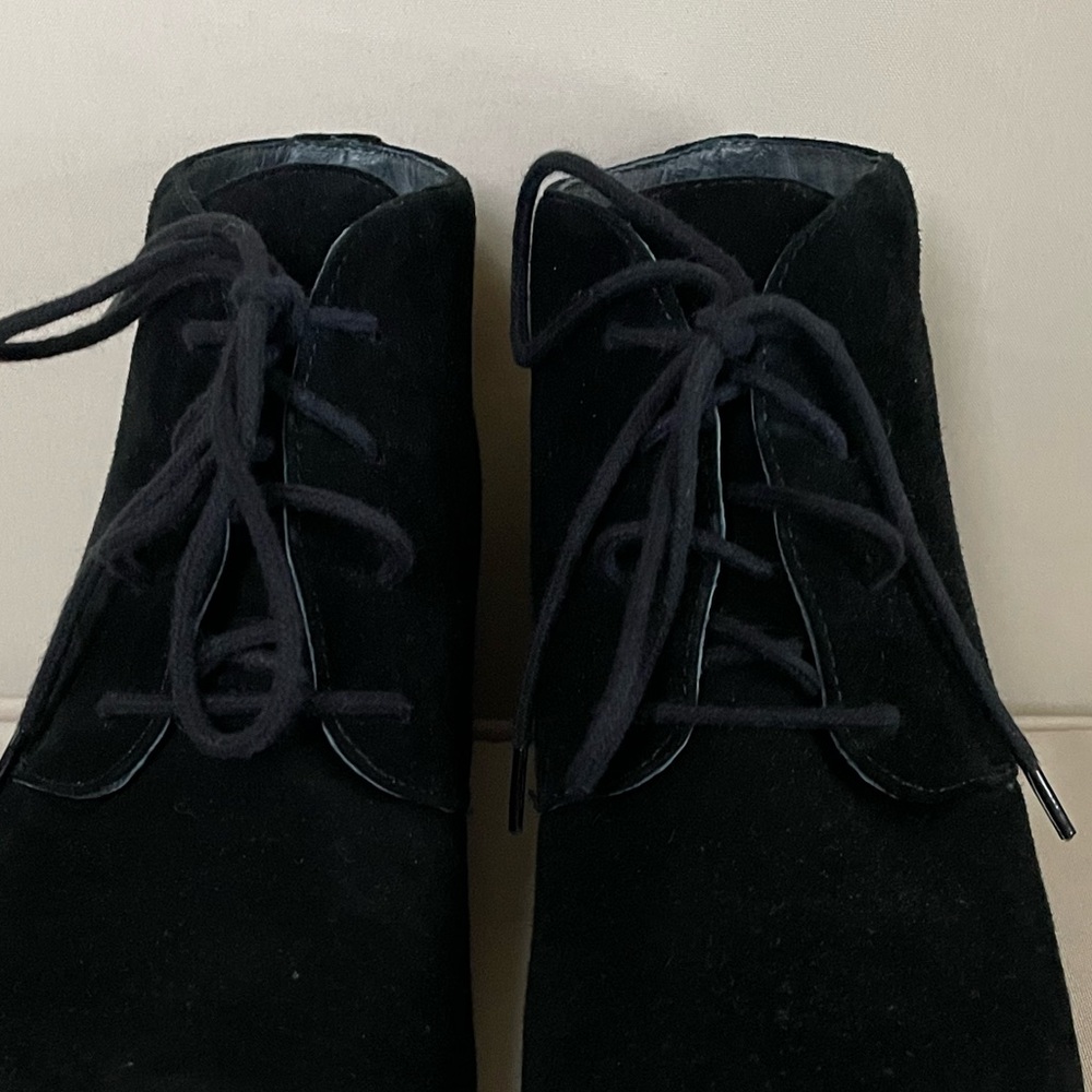 Gently Used Vionic Black Wedge Booties - image 5